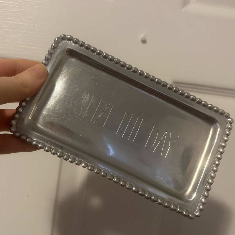 Mariposa Silver Decorative Tray